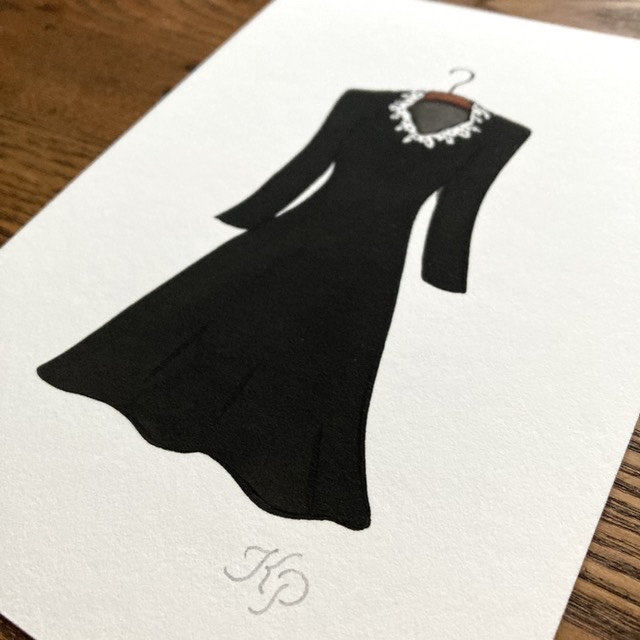 its a wonderful life christmas dress It's a Wonderful Life Black Christmas Dress Print | 5x7 Print | Old  Hollywood Dress | Donna Reed Art | Mary Bailey Dress Bedford Falls Print