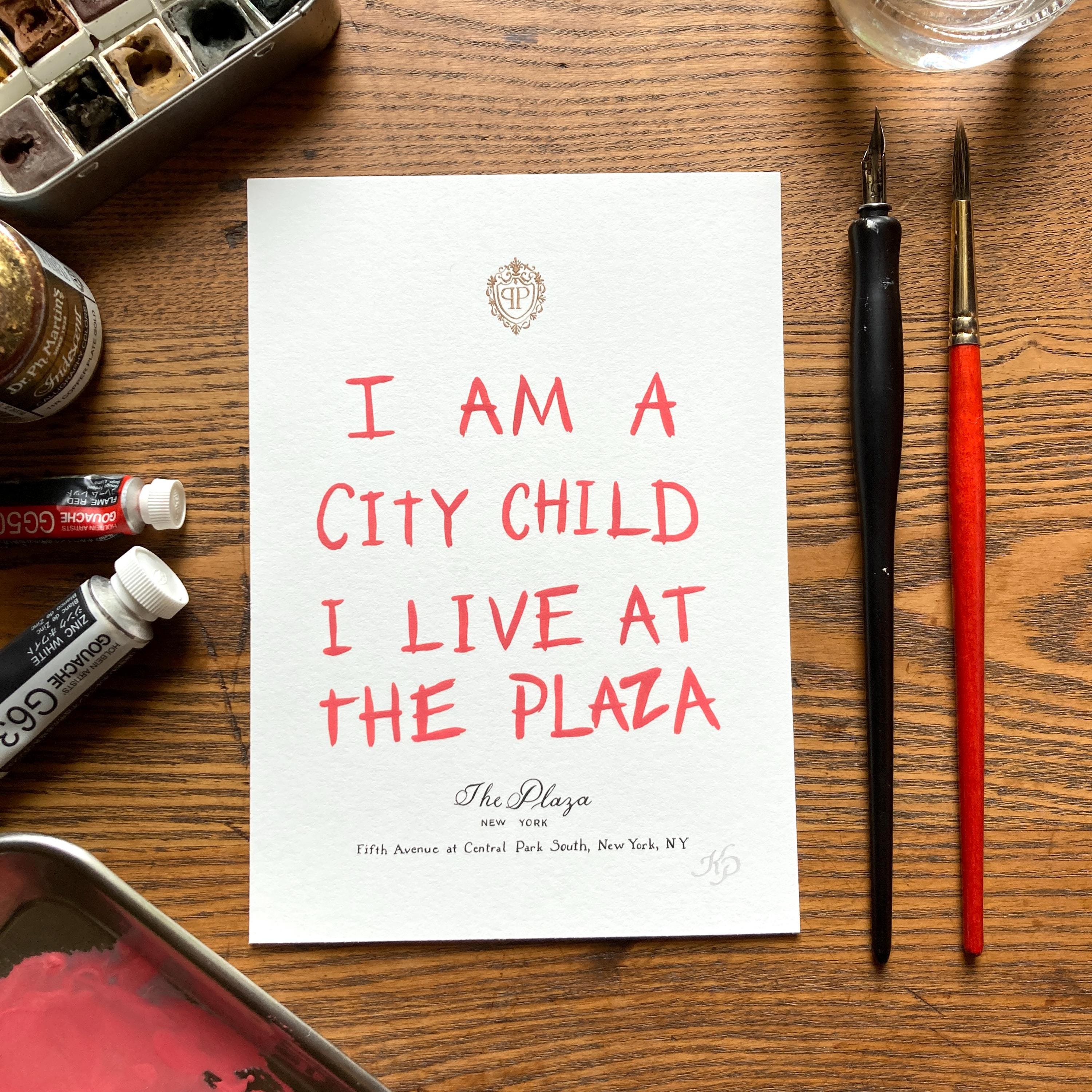 I Am a City Child, I Live at the Plaza Print | 8x10 Eloise at the Plaza ...