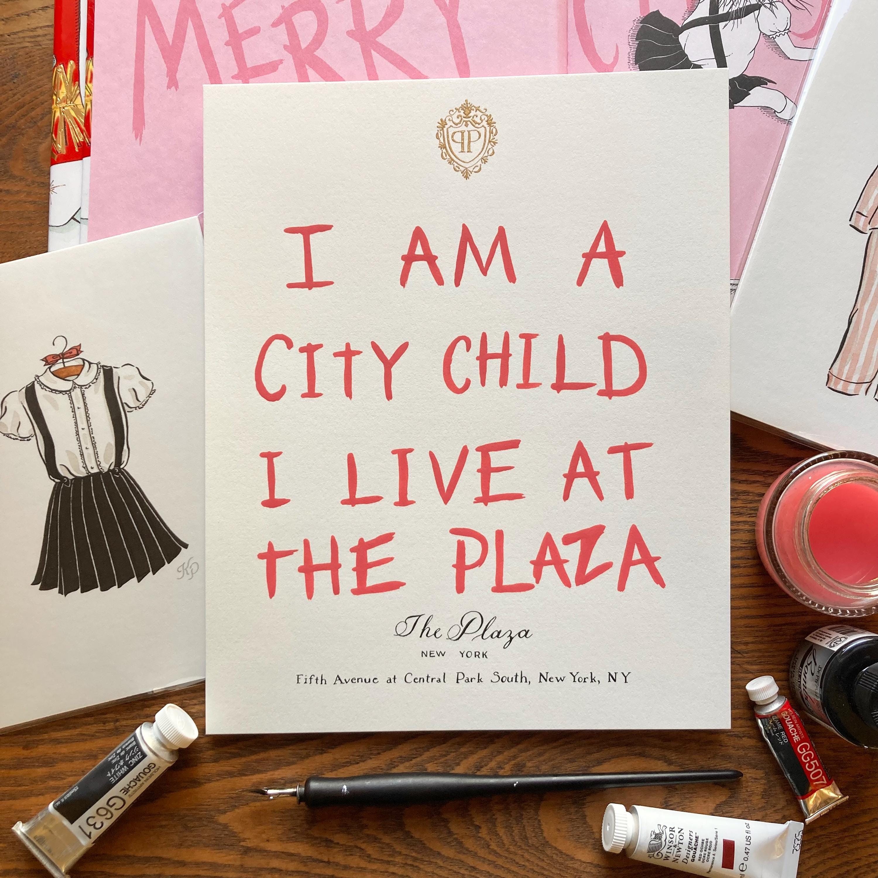 I Am a City Child, I Live at the Plaza Print | 8x10 Eloise at the Plaza ...