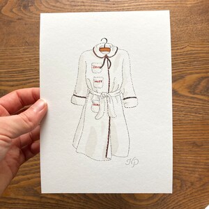 Eloise Bathrobe Art Print | 5x7 Eloise Bathroom Wall Art | Eloise at ...