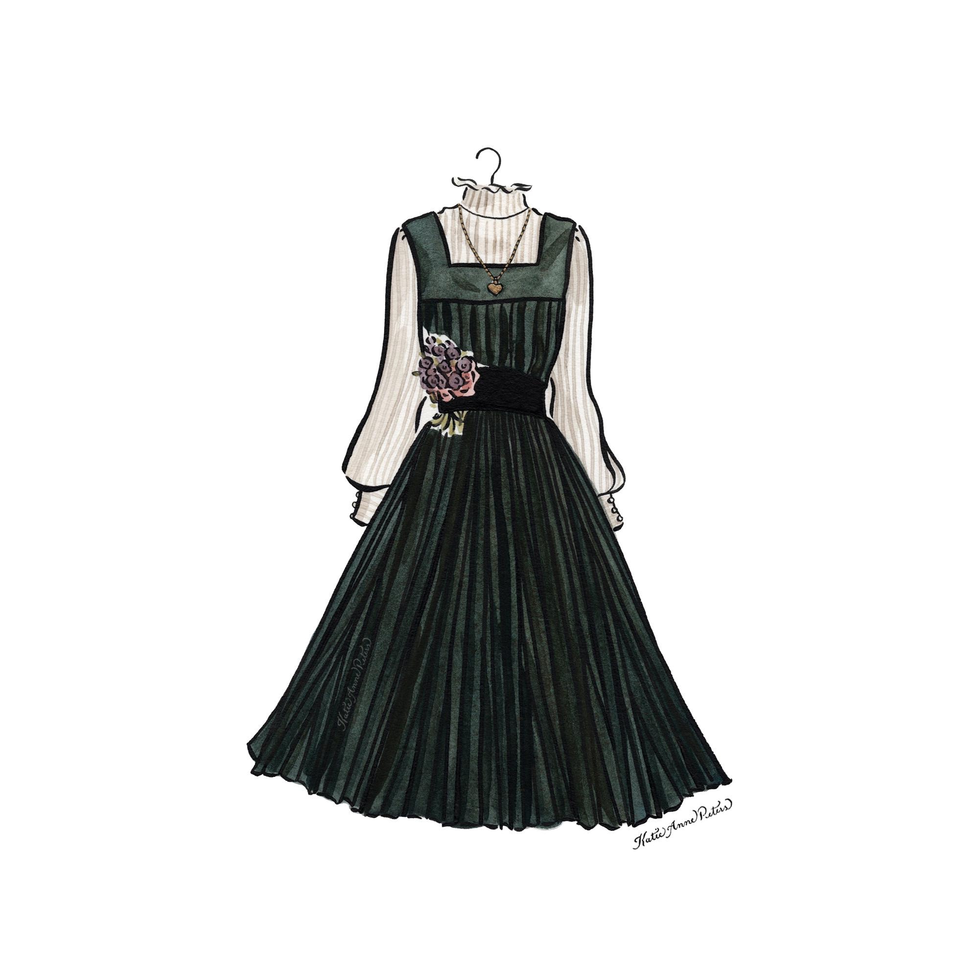 My Fair Lady Dress Print | Audrey Hepburn Dress | Eliza Doolittle