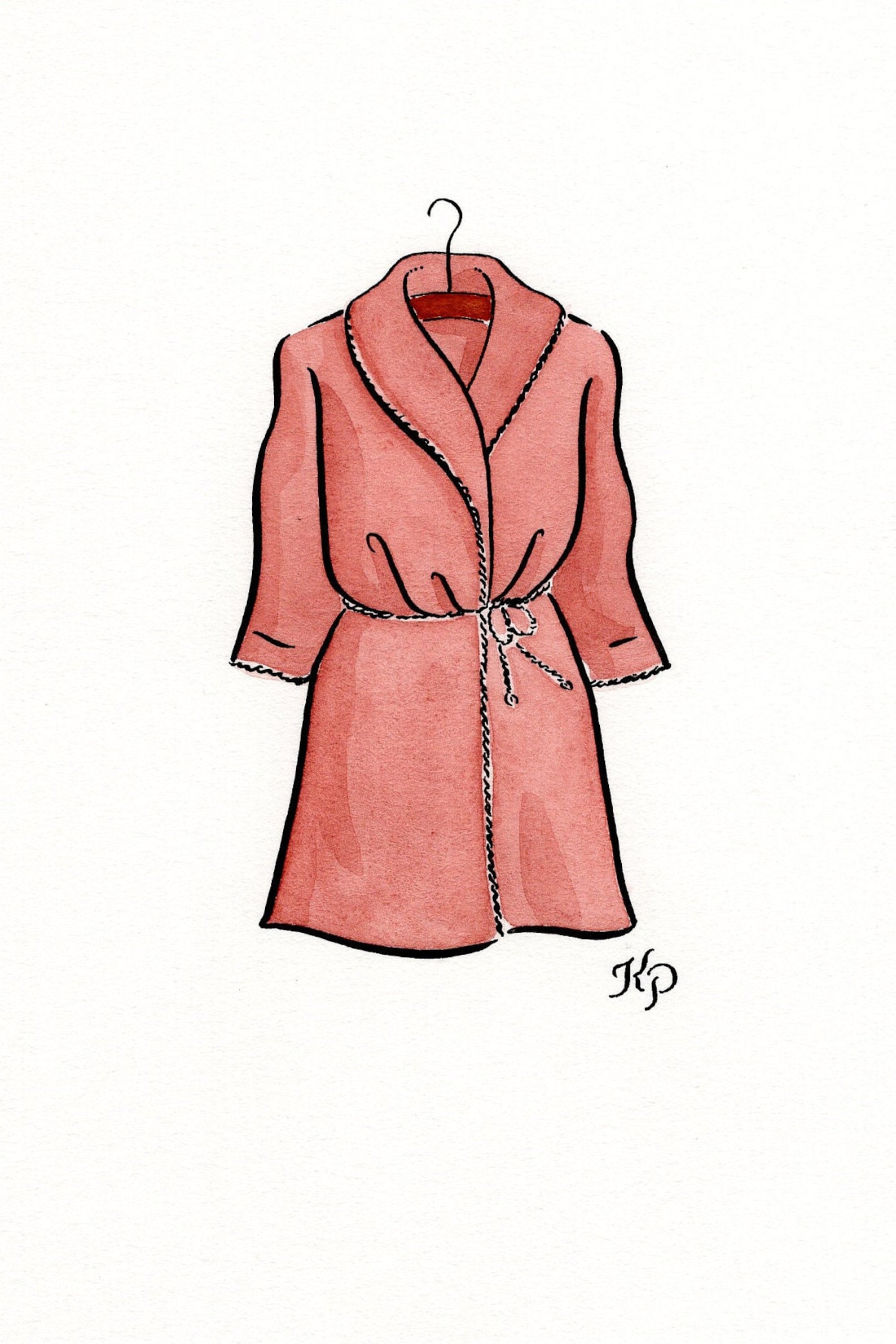 Eloise at the Plaza Robe Print | 5x7 Print | Eloise Bathrobe Art Print ...