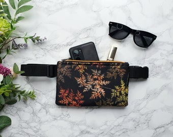 Autumn leaves bum bag fanny pack for women