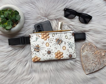 Bumblebee & honeycomb bum bag
