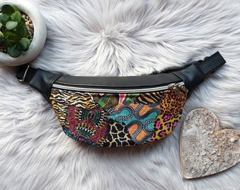 Colorful bum bag for women, crossbody bag banana bags