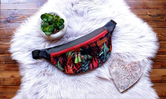 Black festival bum bag shop
