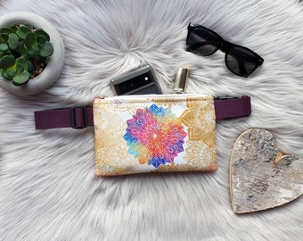 Mandalas & gold, belt bag