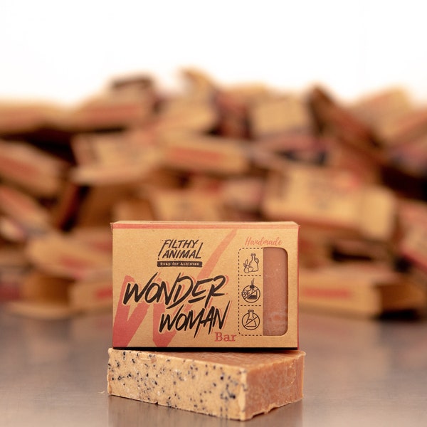 New Year Blowout! 25% Off Plus FREE Chapstick w/ Wonder Woman Bar 6-Pack made with Shea-Butter, Tallow, Palm and Olive Oil!