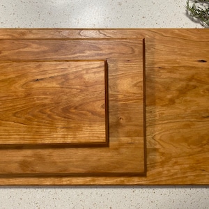 Handmade Cherry Wood Cutting Board Set of 3: Vermont Made