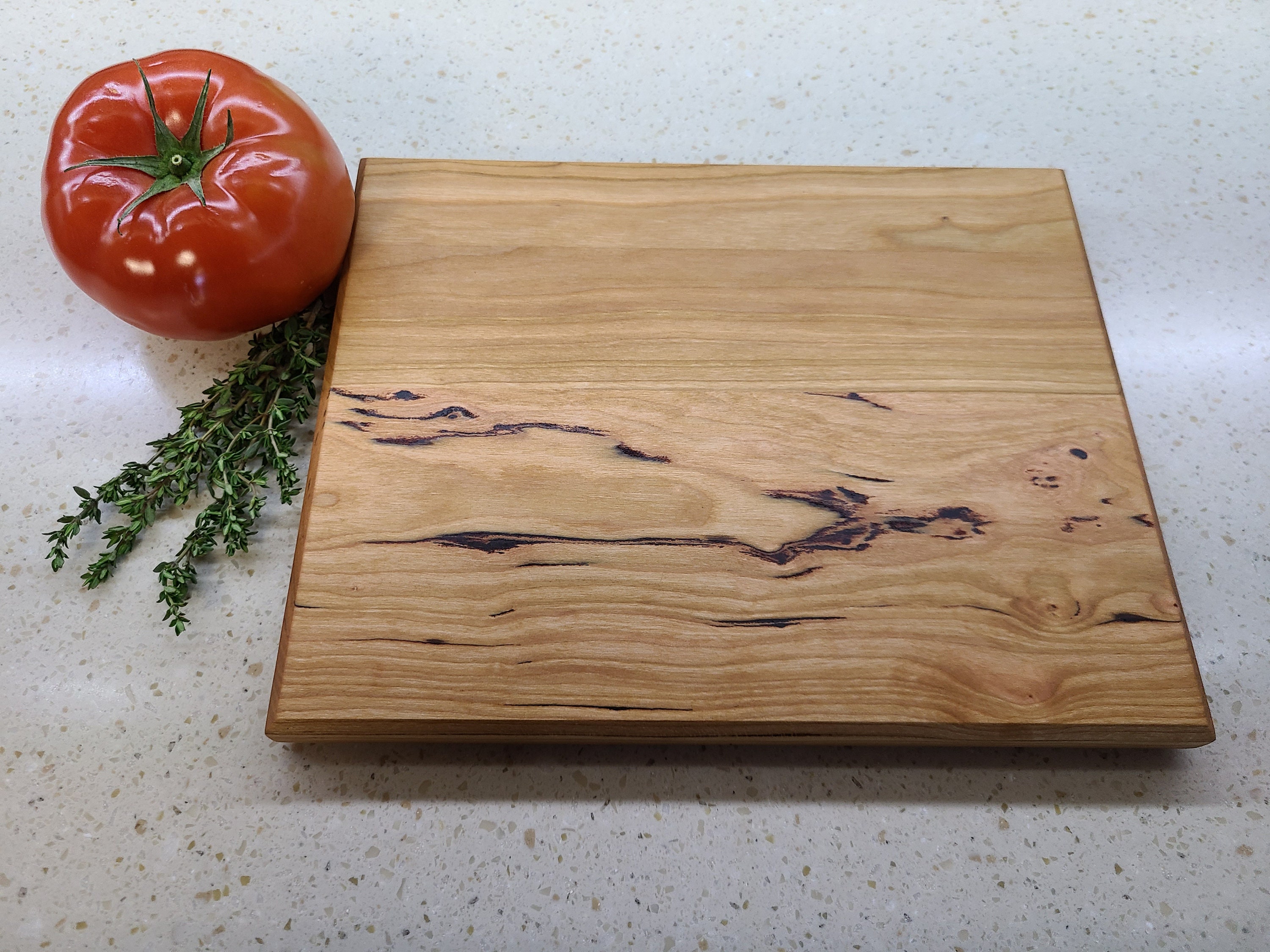8 x 10 x 3/4 Cherry Cutting Board. Hardwood Cutting Board. Etsy