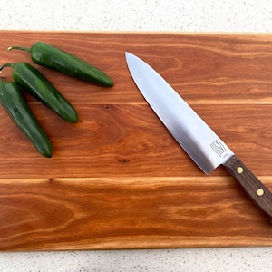 12in x 18in x 3/4in. Cherry Wood Cutting Board. Cherry Carving board made in Vermont. wood serving tray