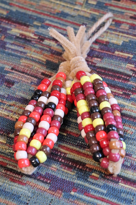 BEADED INDIAN CORN Craft Kit Etsy