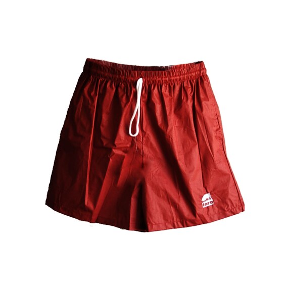Mens Swim Trunks red Swimming Trunks With Mesh Lining Pockets