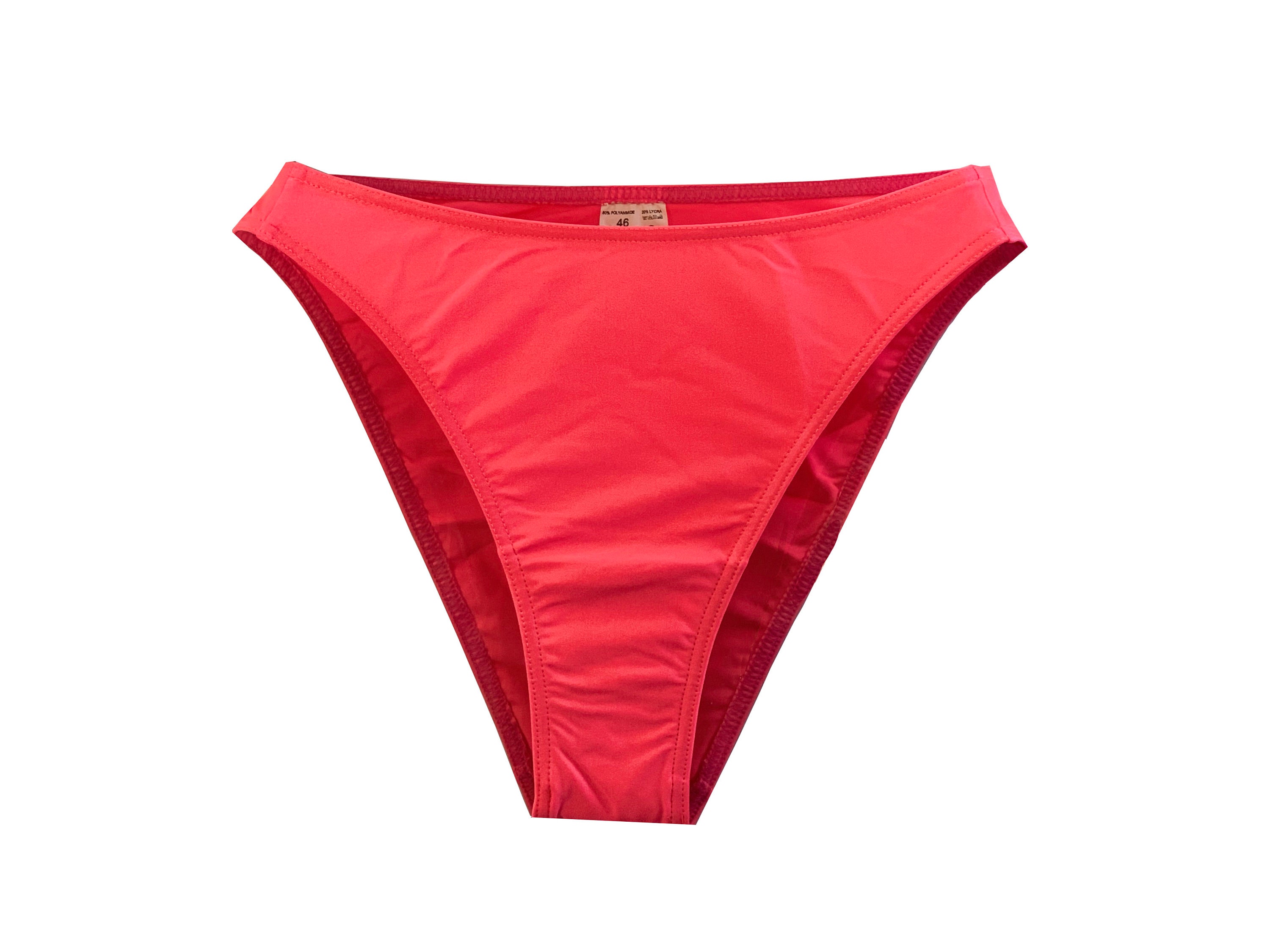 High-waisted Bikini Bottoms/high-leg Swimsuit Bottoms - Etsy UK