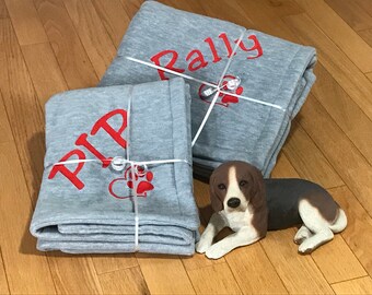 Manta de vellón para perro personalizada, manta para perro de lana personalizada, manta para gato personalizada, manta para perro de lana de 1 capa, manta para perro de lana de 2 capas