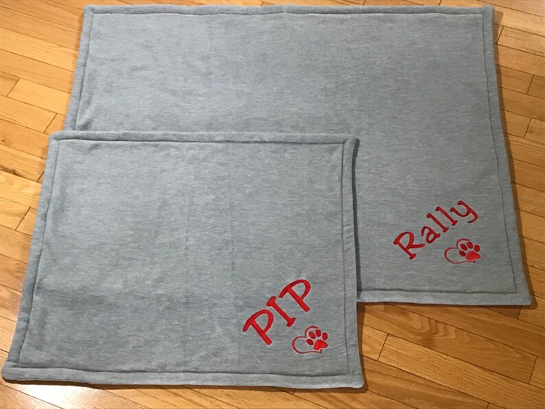 Personalized Fleece Dog Blanket Custom Fleece Dog Blanket Etsy