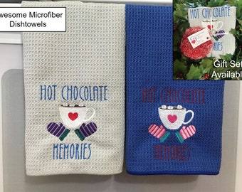 Toalla de microfibra personalizada, toalla de microfibra bordada, toalla de microfibra, suministros de cocina, regalo de bienvenida, boda