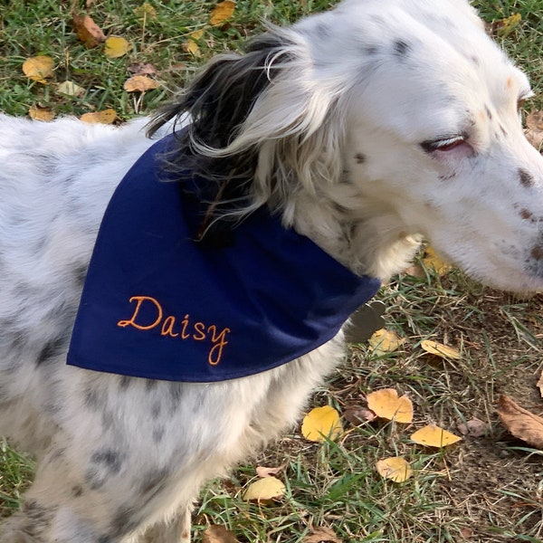 Embroidered Bandana Etsy