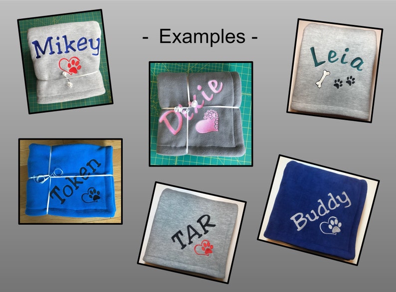 Personalized Fleece Dog Blanket Custom Fleece Dog Blanket Etsy