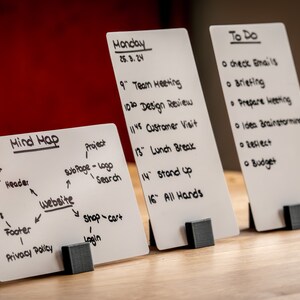 Reusable Notepad - Dry Erase Note Pad - Desk Dry Erase Board ...