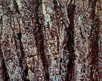 Tree portrait -- artwork, an original acrylic painting on canvas