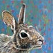 Scruffy Rabbit an Original Acrylic Painting by Canadian Artist Brian ...