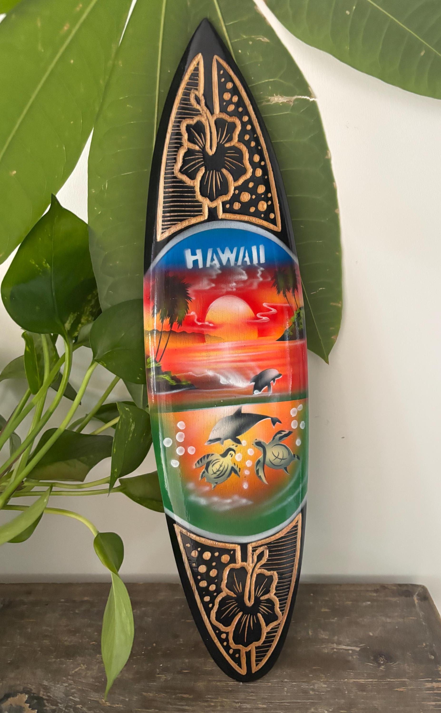 Hawaii i surfboard wall art - Etsy 日本