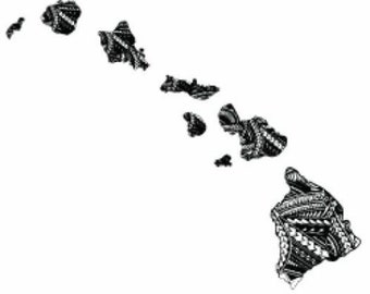 12" Vinyl Hawaii State Flag Islands Car Decal Sticker 12" Vinyl Hawaii State Flag Islands Car Decal Sticker