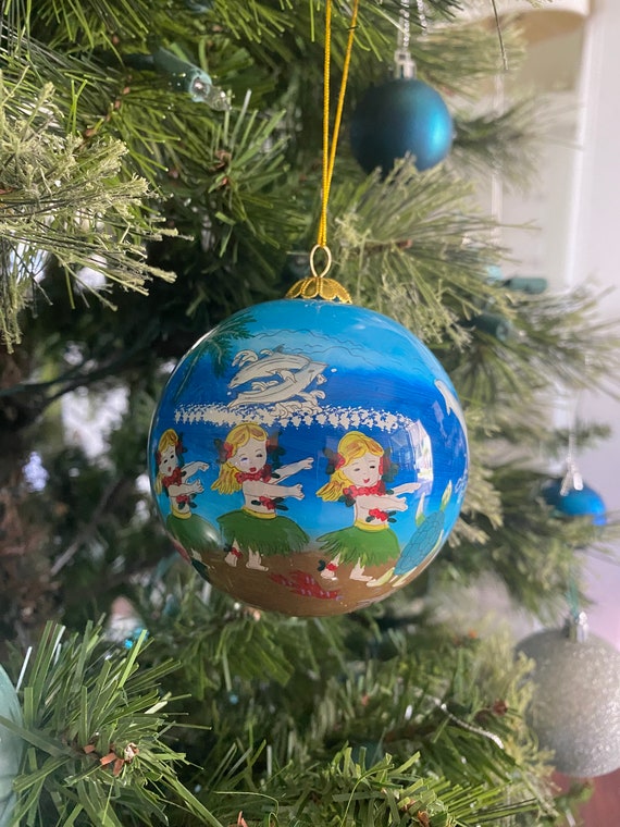 ハワイアン 手描き ハワイ ケイキ 子供用 フラガール ダンサー