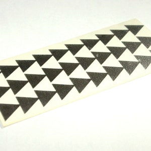 12&quot; Silver Hawaiian Hawaii Tribal Triangle 10 Arrows Vinyl Car Window Decal Sticker