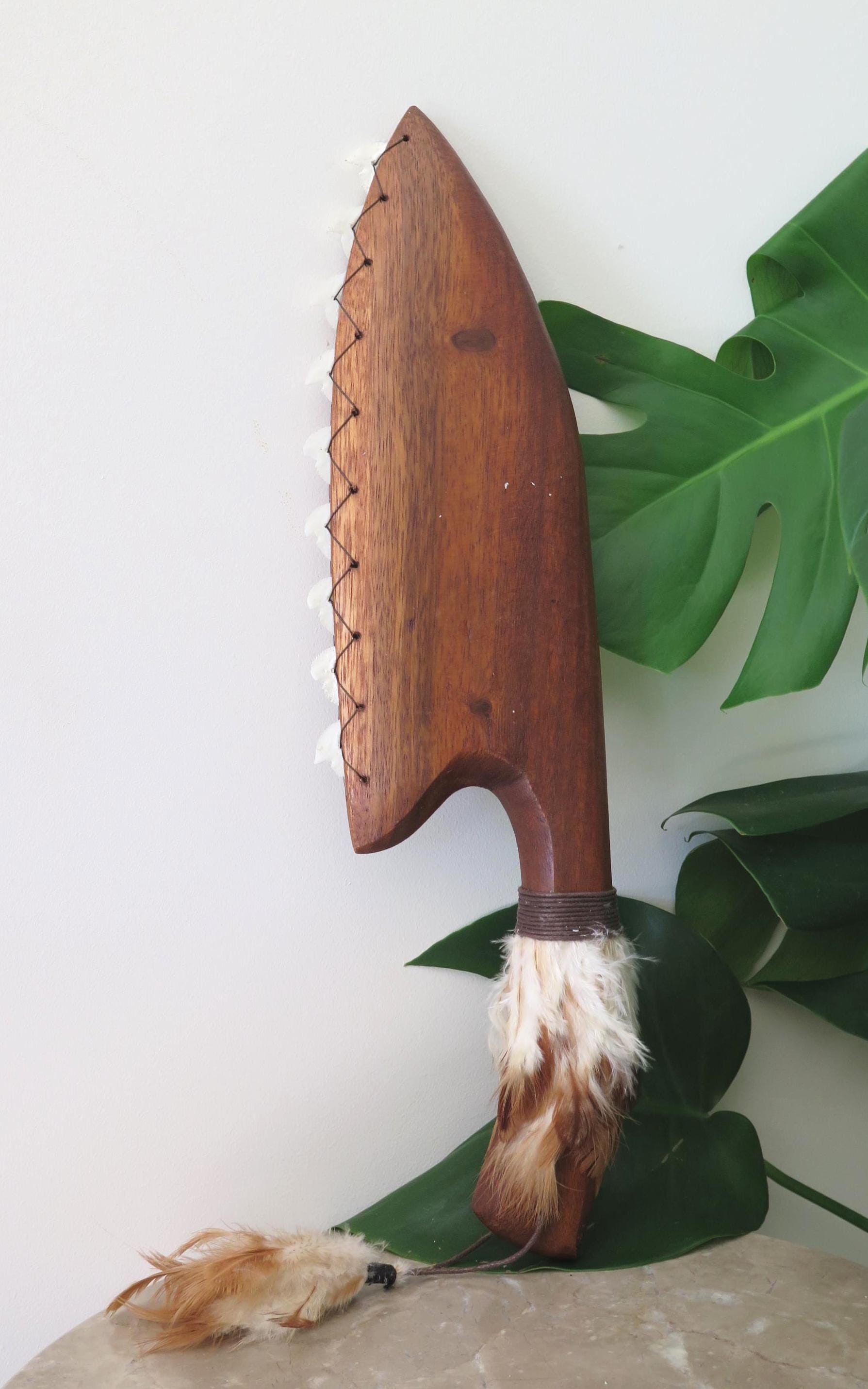 ハワイの伝統的な武器レイオマノ（レアもの美品） ハワイの伝統的な武器レイオマノ（レアもの美品） ハワイの伝統的な