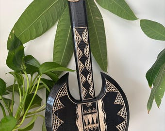 ハワイ フィジー ポリネシア 武器 武具 こん棒 インテリア置物 壁飾り Hawaiian Hand Made Wall Decor Solid Black Wood Polynesian