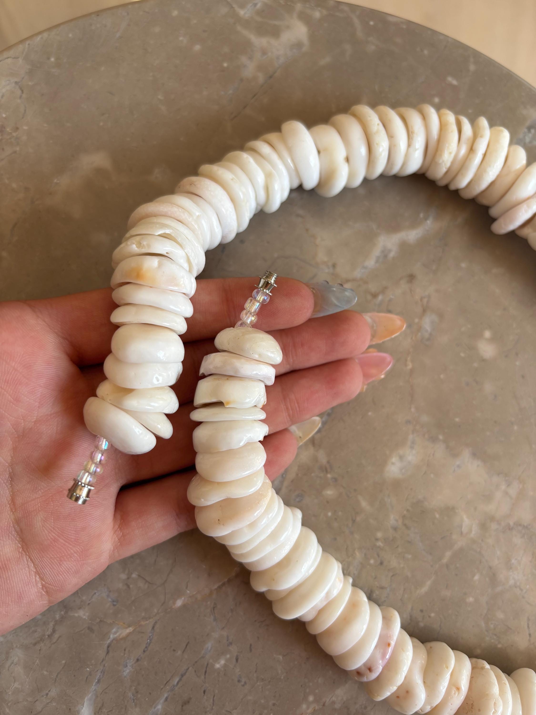ハワイ土産サーファージュエリー ハンドメイド ホワイト ナチュラル
