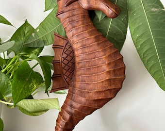 Hawaii Hand Made Wall Hanging Decor Plaques Wood Polynesian Dolphin Island Tribal Design