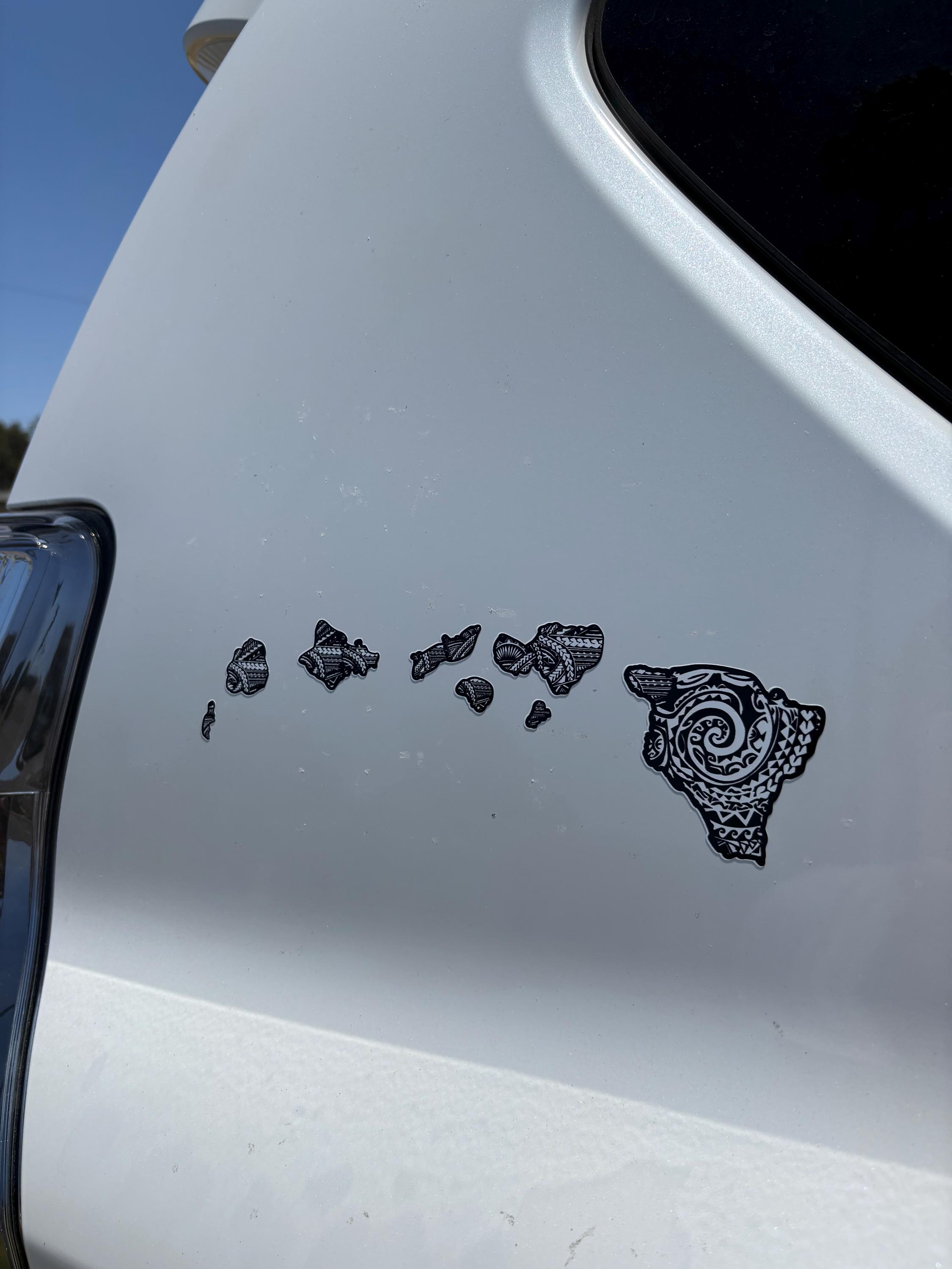 Right Now Decals FBI From Big Island - Hawaii County Tropical Hawaii Island Beach - Cars Trucks Moped Helmet Hard Hat Auto Automotive Craft Laptop Vinyl Decal Store Window Wall Sticker 05019