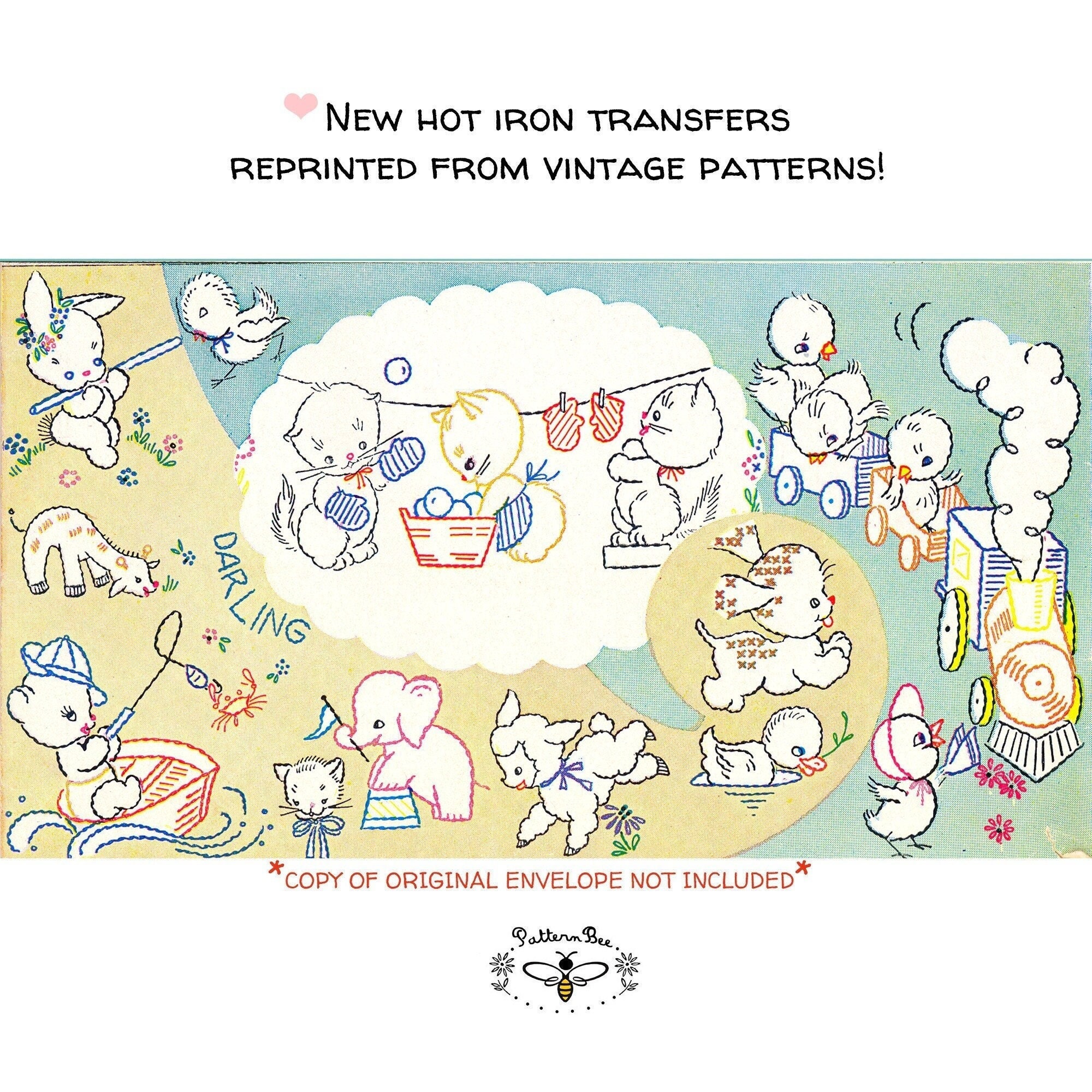 APPEALING PETS #199 Sweet Animal Motifs for Little Children Vintage ...