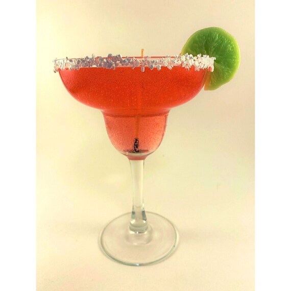 Hawaiian Margarita Candle Ocean Scented Drink Candle Bar Etsy