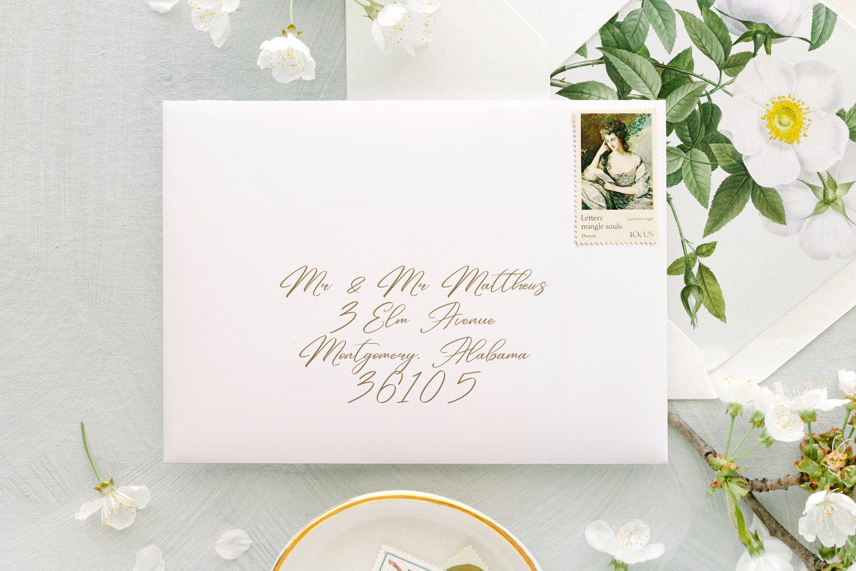Minimal Wedding Envelope Template, Printable Modern Wedding Envelope  Template 5x7, RSVP Envelope Template, Wedding Envelope Address Liv 