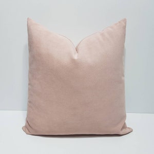 Powder pink pillow cover, powder pink cushion cover, dusty pink cushion case, sofa throw pillowcase, couch cushion cover, kissenbezug