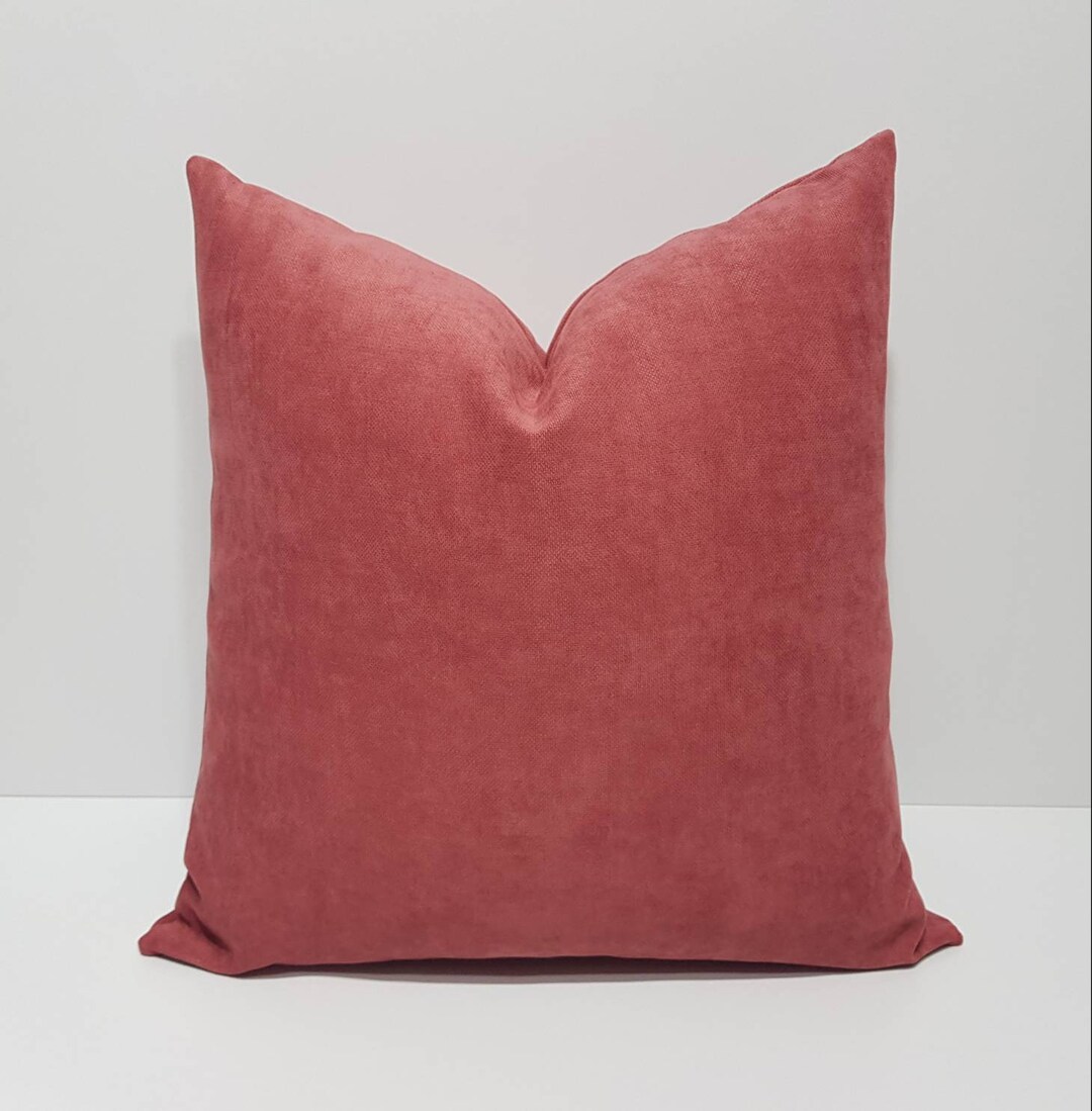 Pink Pillow Cover, Dried Rose Cushion Cover, Dusty Rose Pillow Cases