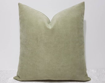mint green pillow cover, mint green cushion cover, green throw pillow, green sofa cushion case, farmhouse pillow, 26x26, 24x24, 12x20, 14x20