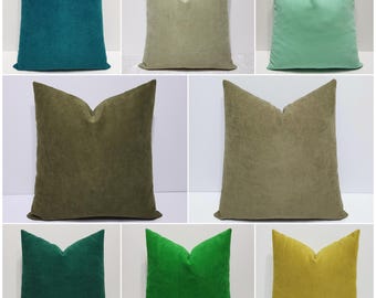 sofa throw pillow covers, solid color couch cushion cases, lumbar pillow cover, different color and size options, 16x16, 18x18, 20x20, 12x20