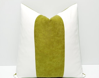 olive green and white throw pillow cover, modern couch cushion cases, designer bed pillowcase, decorative sofa cushion cover