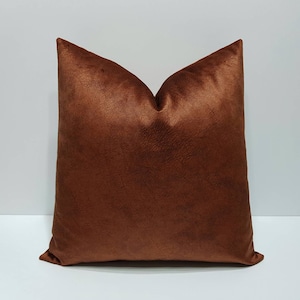 rust velvet pillow cover, soft velvet cushion cases, velvet throw pillow cover, luxury sofa pillow cover, velvet lumbar pillow cover