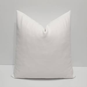 Full white pillow cover, bed pillow covers, large cushion cases, white lumbar pillows, white throw pillow cover, solid sofa pillow cases