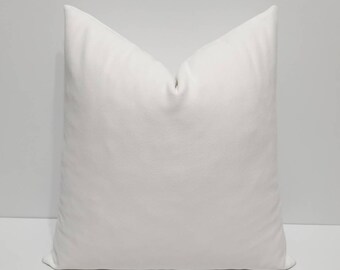Helvitt kuddfodral, soffkuddfodral, stora säng- och soffkuddfodral