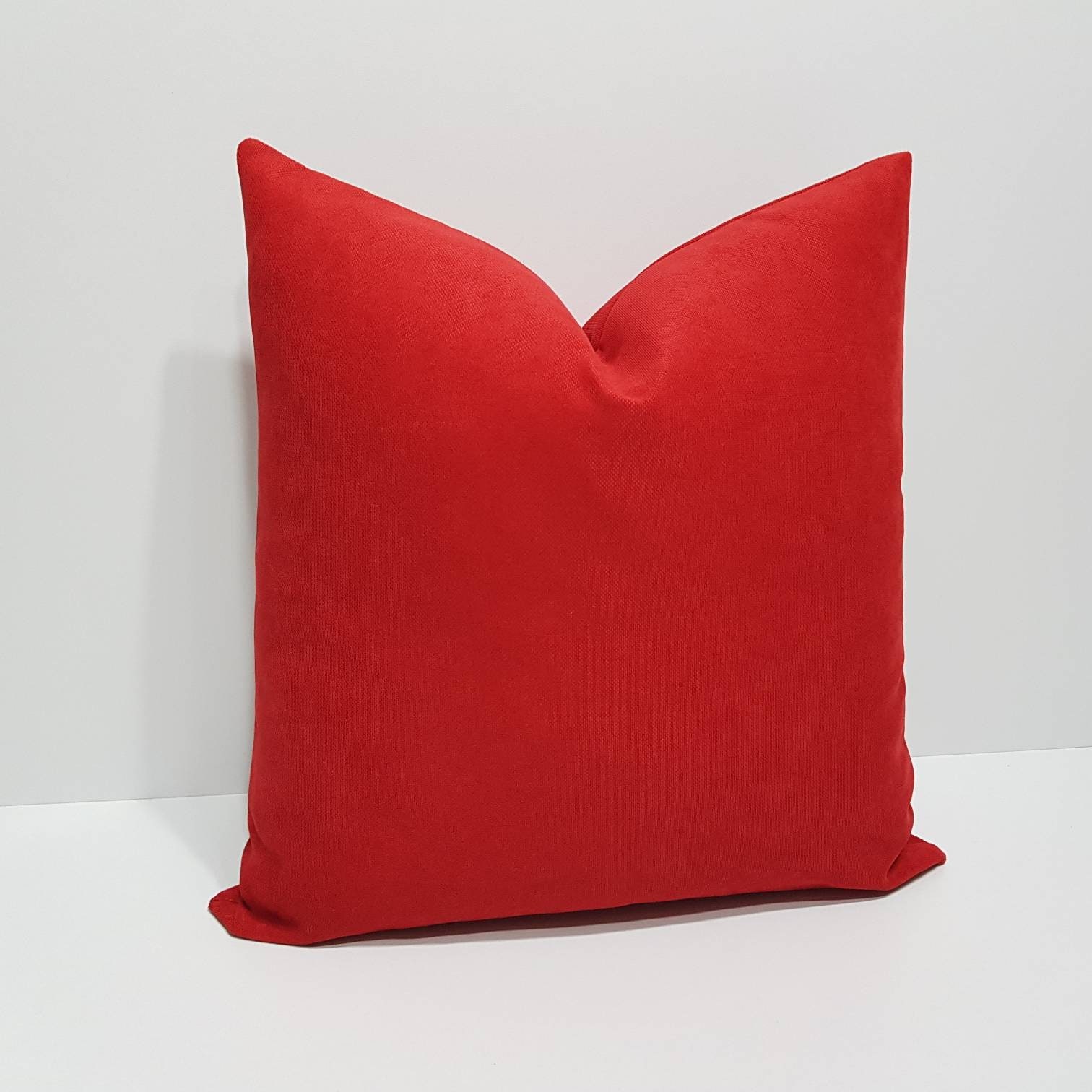 Red Pillow Cover Red Cushion Covers Christmas Pillow Case Etsy Singapore