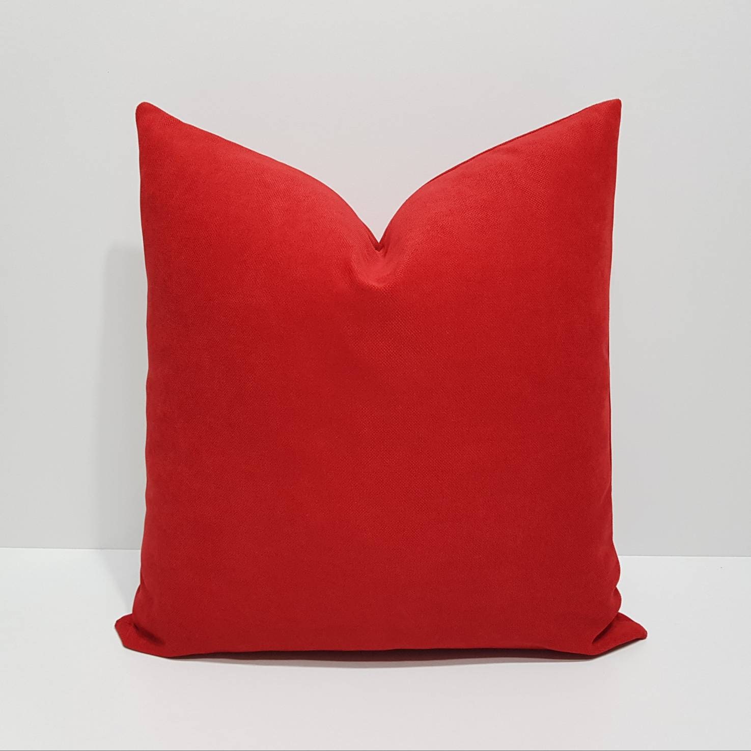 Red Pillow Cover Red Cushion Covers Christmas Pillow Case Etsy Singapore