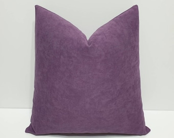 light purple throw pillow cover, couch cushion case, sofa lumbar pillowcase