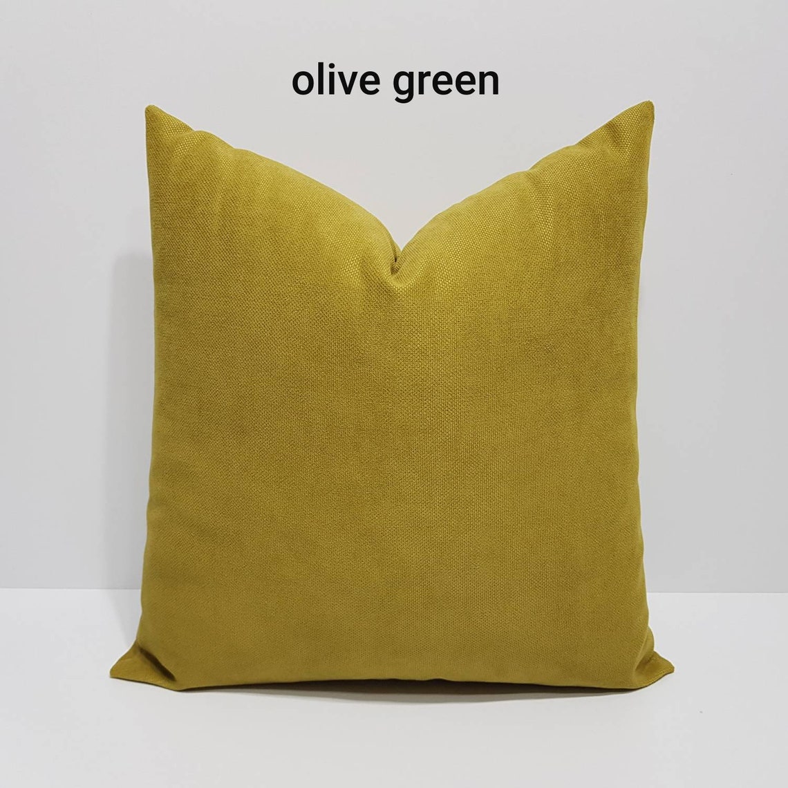 Green pillow covers green cushion cover solid green throw Etsy